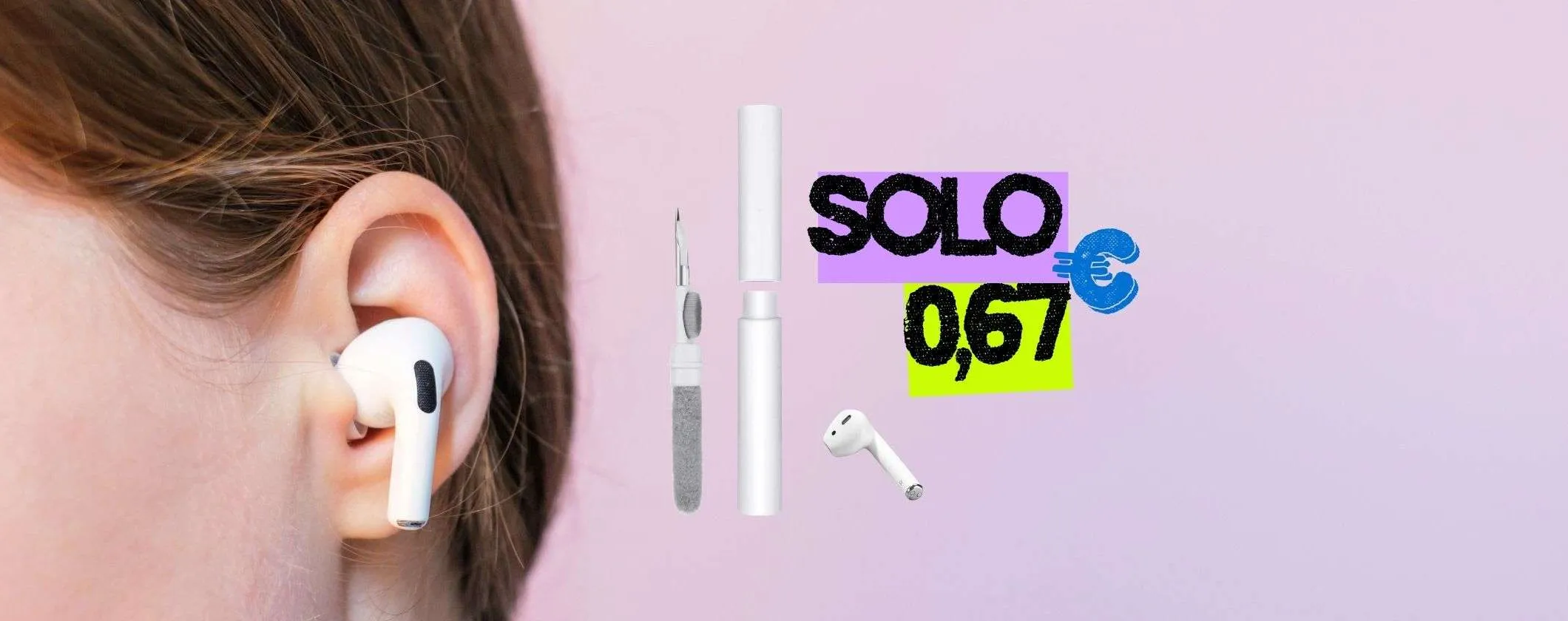 Penna 3 in 1 per pulire gli AirPods a soli 67 centesimi su Amazon Haul