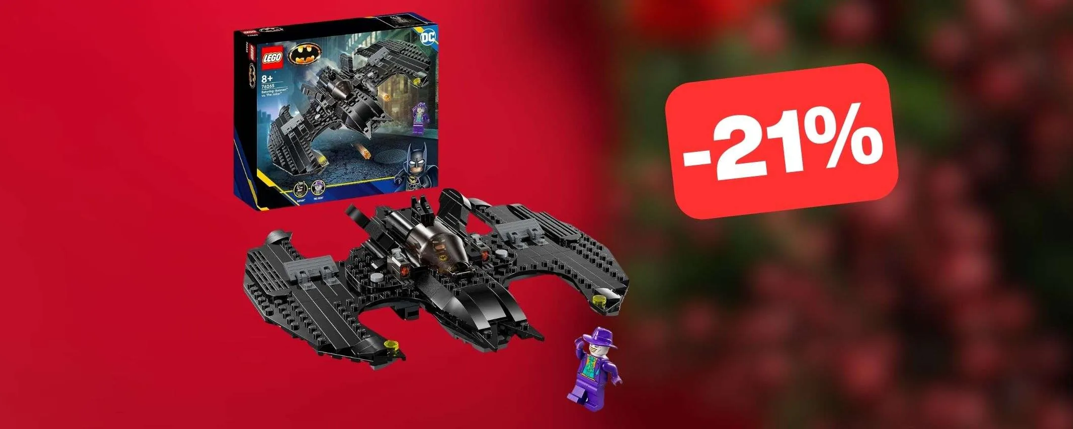 Il LEGO Batwing è in OFFERTA su Amazon: consegna IMMEDIATA