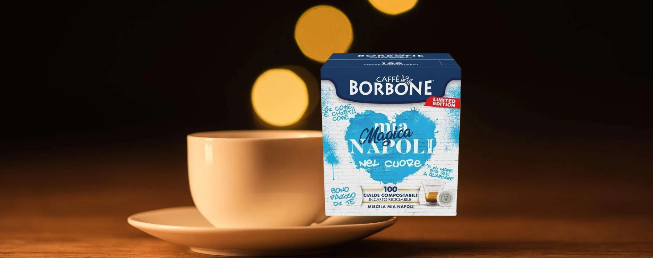 Cialde Caffè Borbone Mia Magica Napoli: l'espresso bar a 0,14€