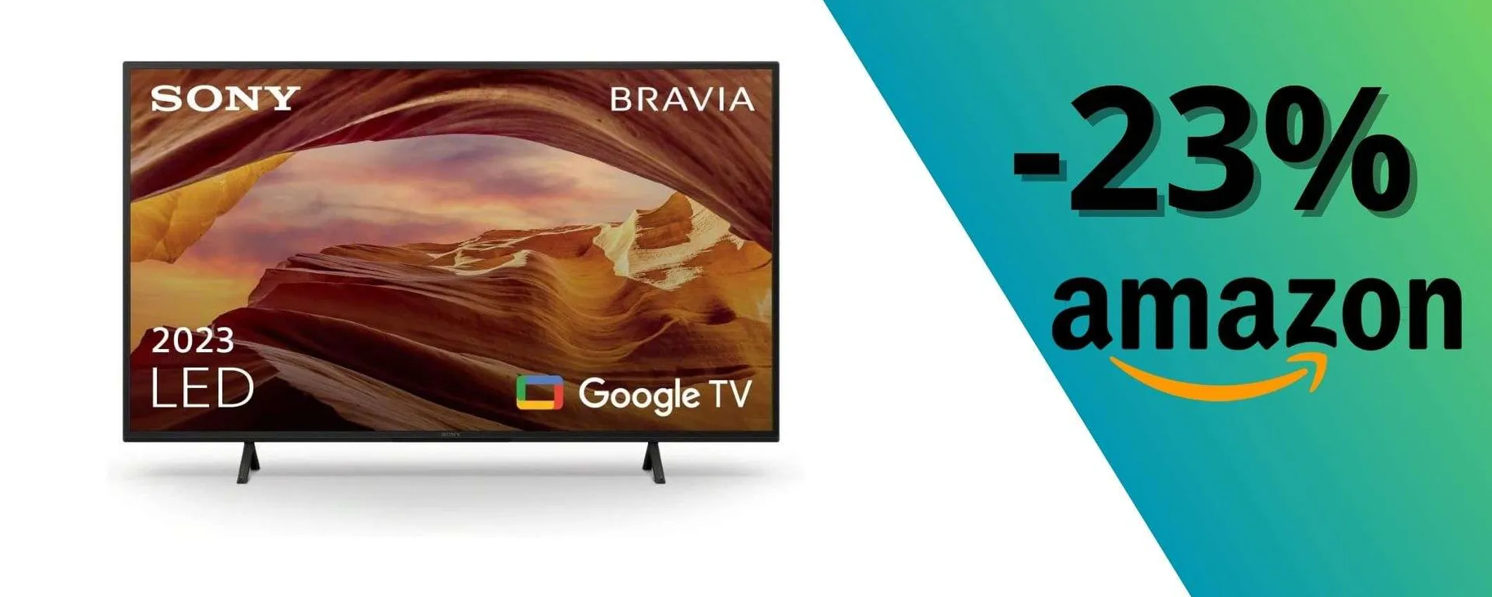 TV LED Sony BRAVIA 4K Ultra HD con un IMPERDIBILE sconto del 23% (Amazon)