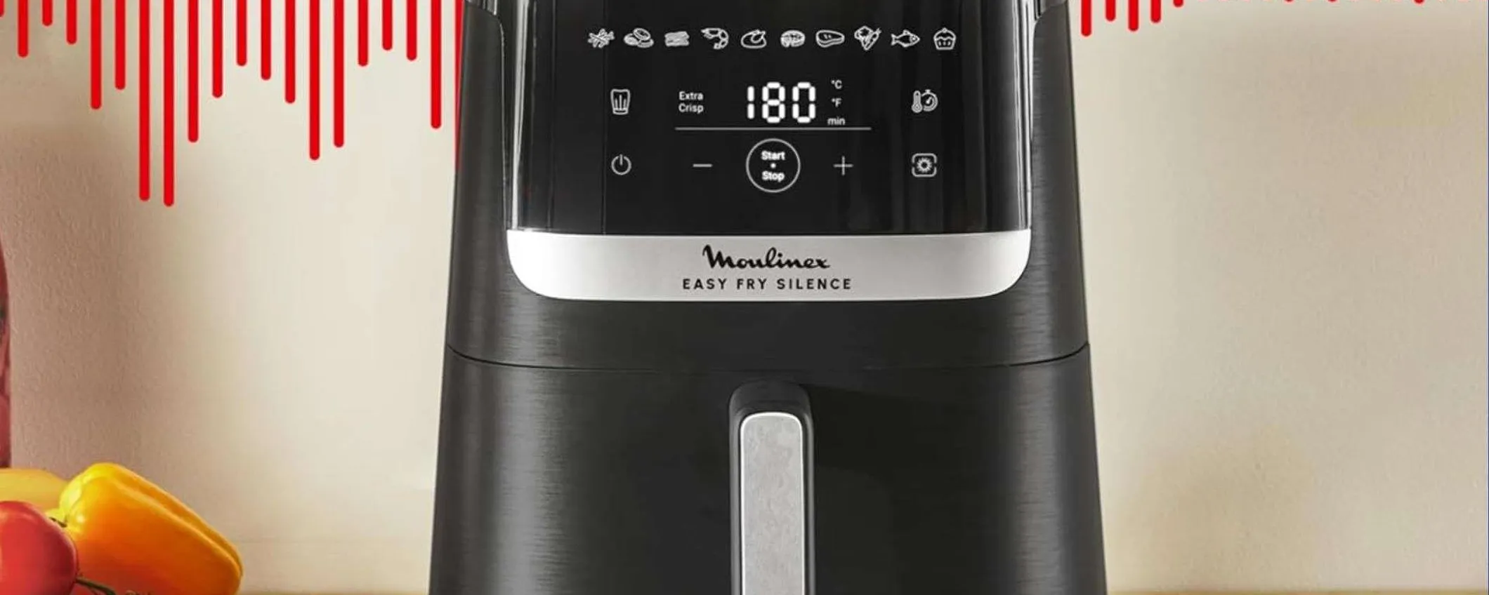Moulinex Easy Fry Silence a 89,99€: friggitrice silenziosa e facilissima da usare