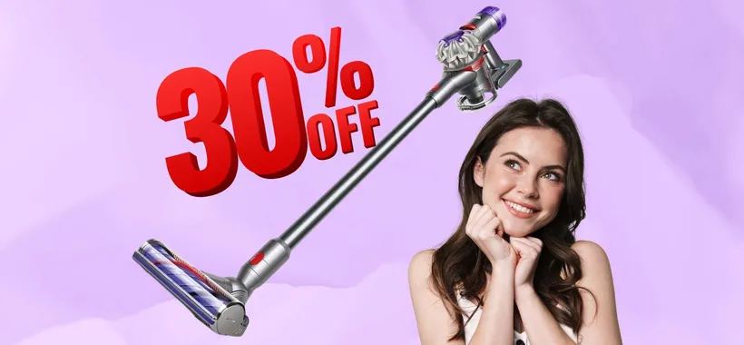 Dyson V8: il RE degli aspirapolvere senza fili su eBay al 30% in MENO