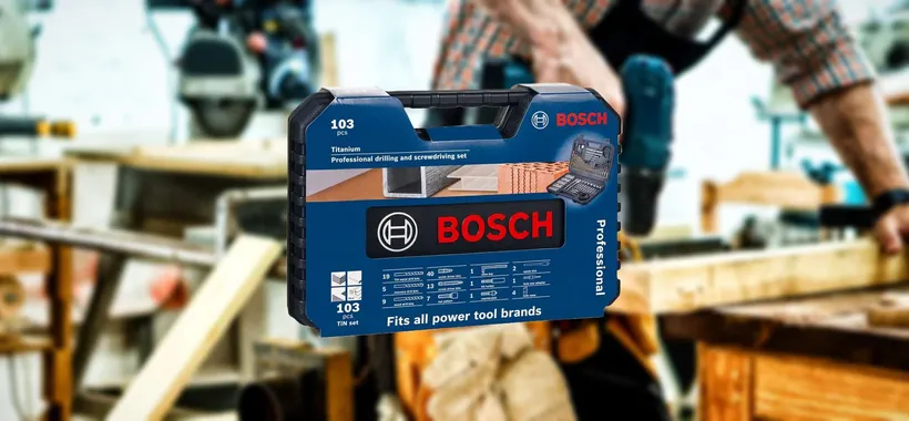 Offerta Bomba: Set Utensili Bosch Professional 103 pezzi a 22€ su Amazon
