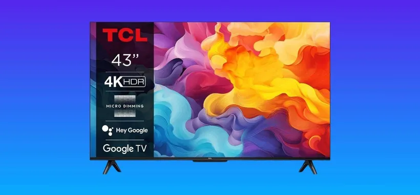 Smart TV TLC da 43" a meno di 250€: Google TV, 4K UHD e tantissime funzionalità