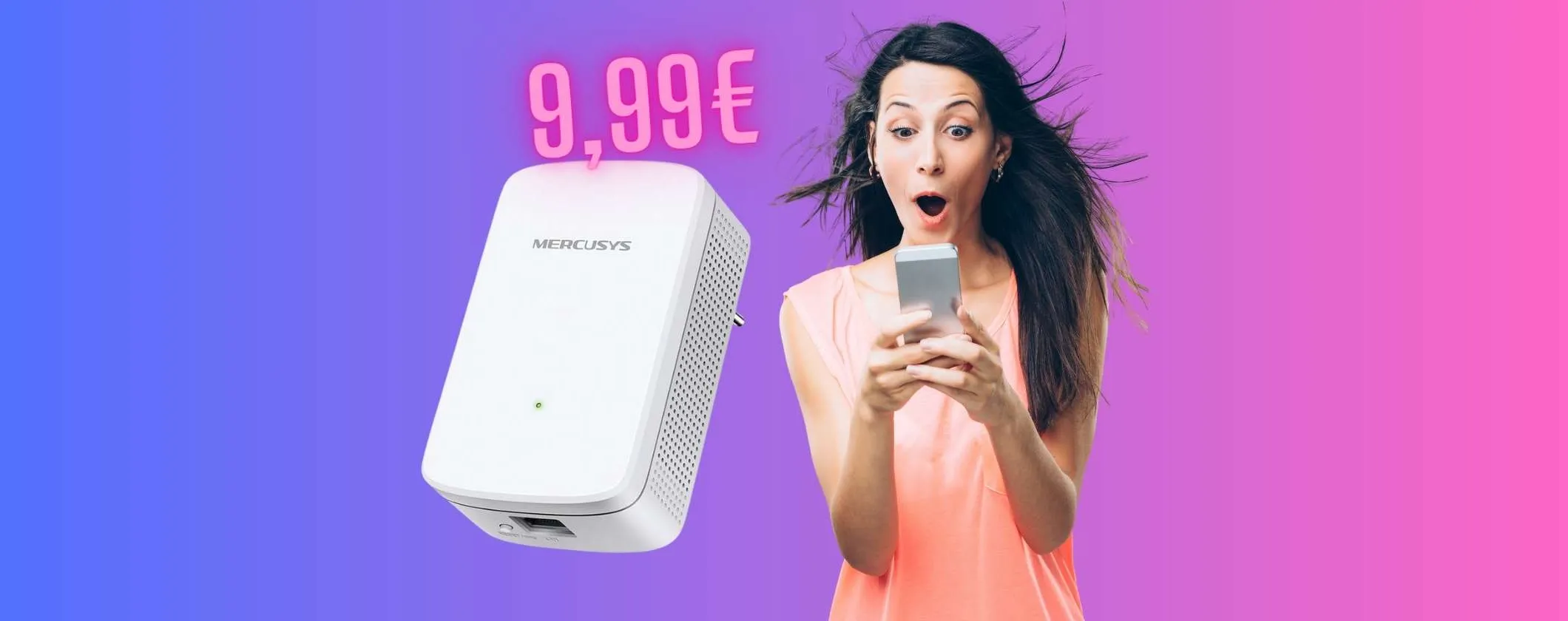 Mercusys TP-Link ME10: il ripetitore wireless che porta la connessione ovunque