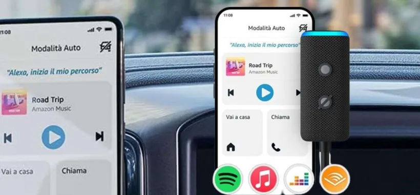 Echo Auto a 49,99€: sconto WOW e rendi SMART ogni VECCHIA automobile