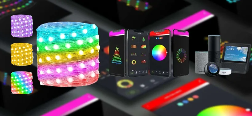 Luci di Natale SMART, 5 metri a 20€: funzionano con Alexa e Google