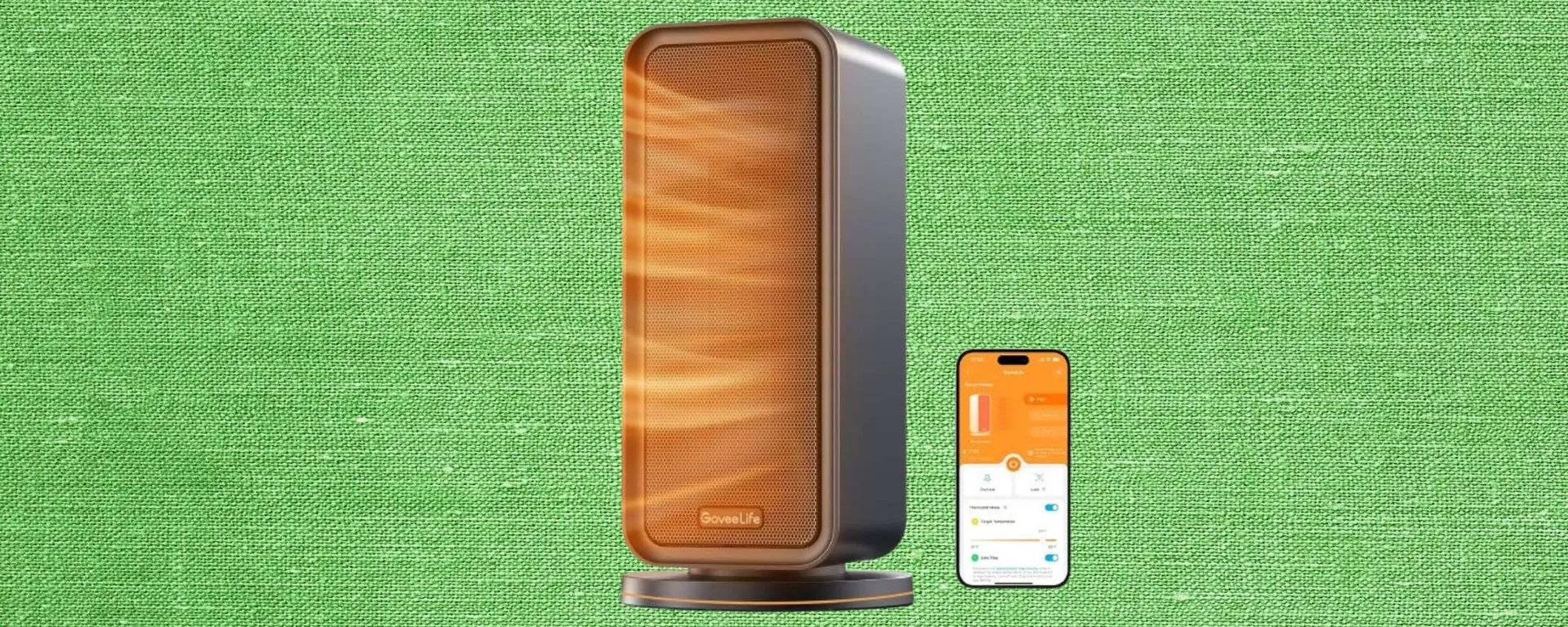 Stufetta elettrica smart in SUPER OFFERTA: si controlla da app e con Alexa