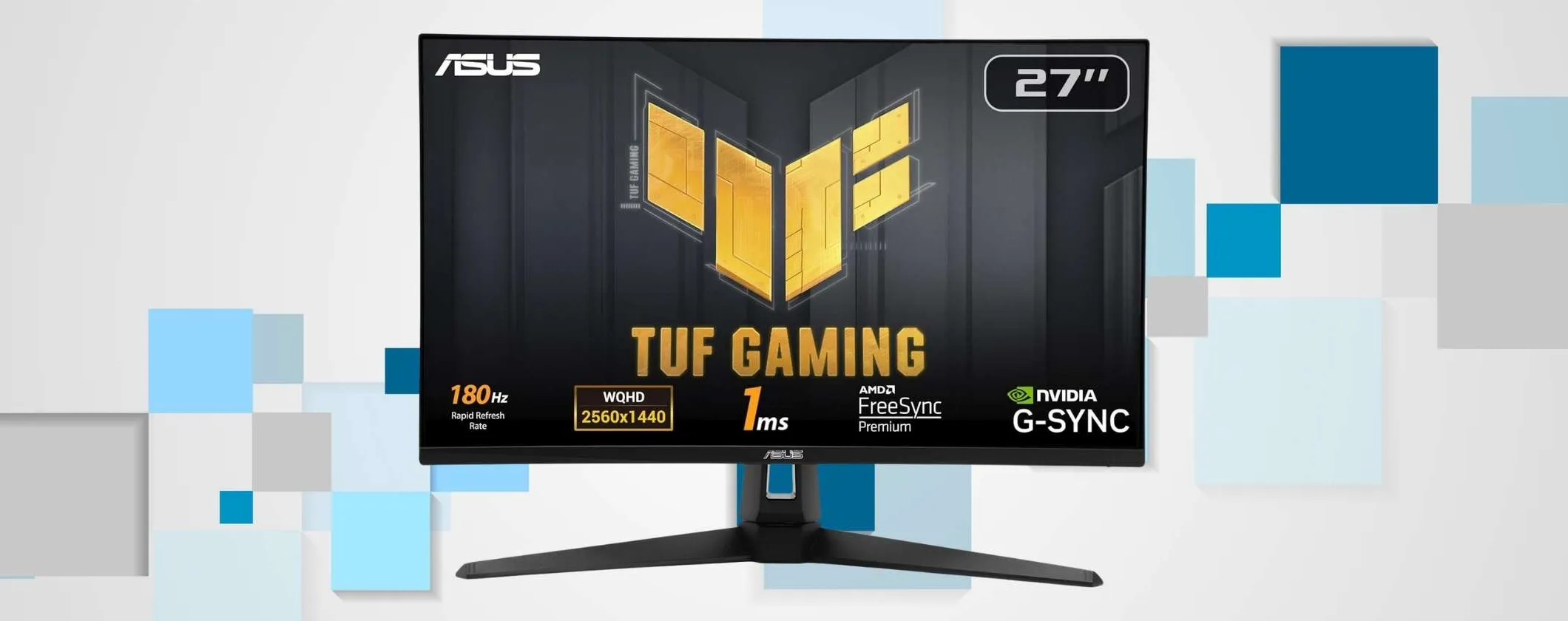 ASUS TUF Gaming: monitor da 27 pollici con refresh rate a 180Hz e 1ms