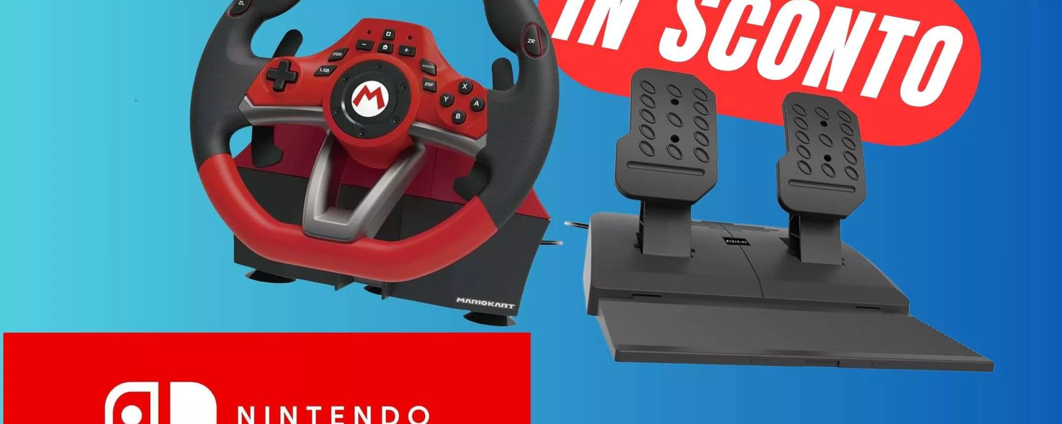 Il Volante di Mario Kart è in SCONTO su Amazon!