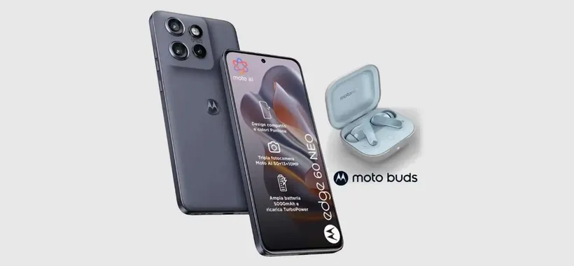 Motorola Edge 60 Neo 5G con auricolari Moto Buds crolla ai minimi storici