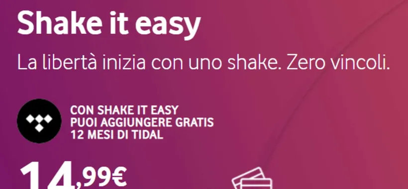 Shake it easy: Giga Illimitati sulle app più usate