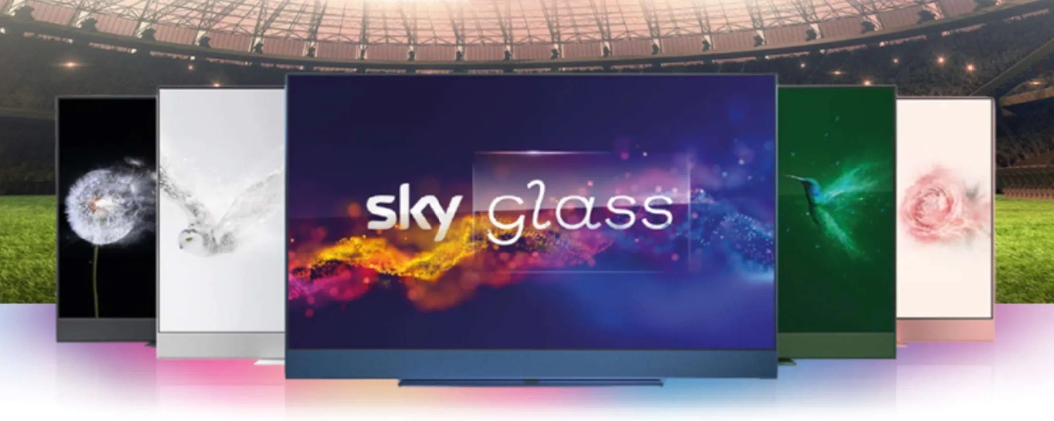 Sky TV e Netflix + Sky Calcio con Sky Glass incluso a soli 31,80€ al mese