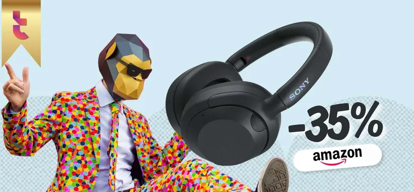 Cuffie Bluetooth over ear? Crolla il prezzo delle Sony ULT WEAR