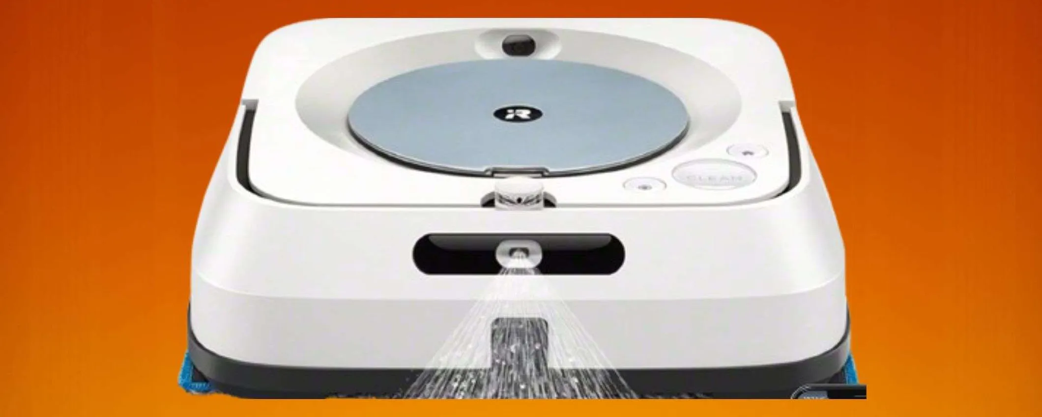 iRobot Braava Jet M6 in offerta: questo robot lavapavimenti scioglie anche lo sporco più ostinato