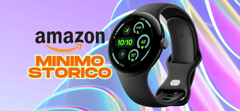 Google Pixel Watch 3 al minimo storico su Amazon, un'occasione imperdibile