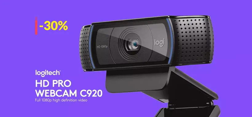 Webcam Logitech FullHD con doppio microfono: già tua a soli 72€