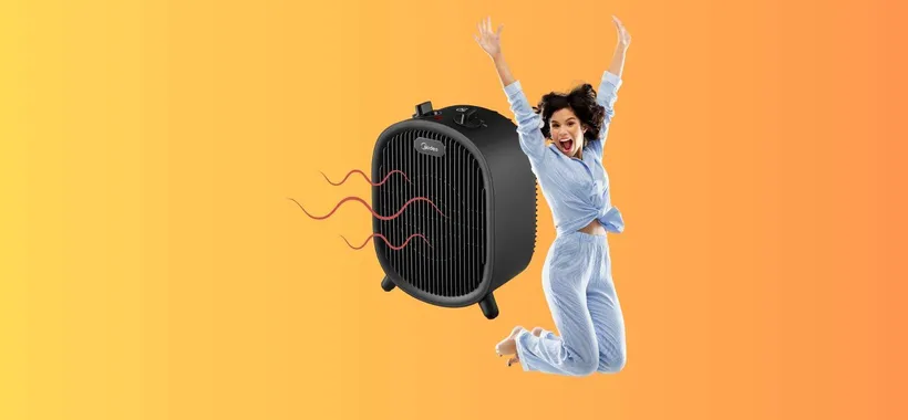 Scaldino Elettrico Midea: CALDO AVVOLGENTE a soli 15€