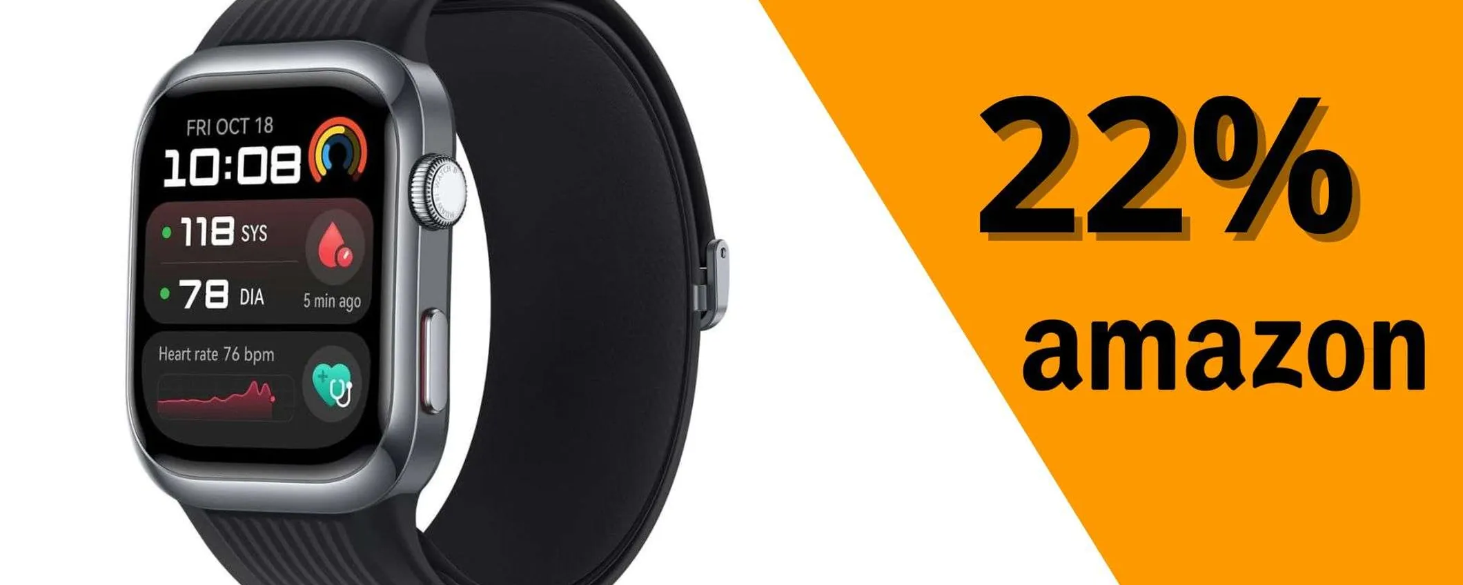 Huawei Watch D2 in offerta: altro che Apple Watch, lui monitora anche la pressione sanguigna