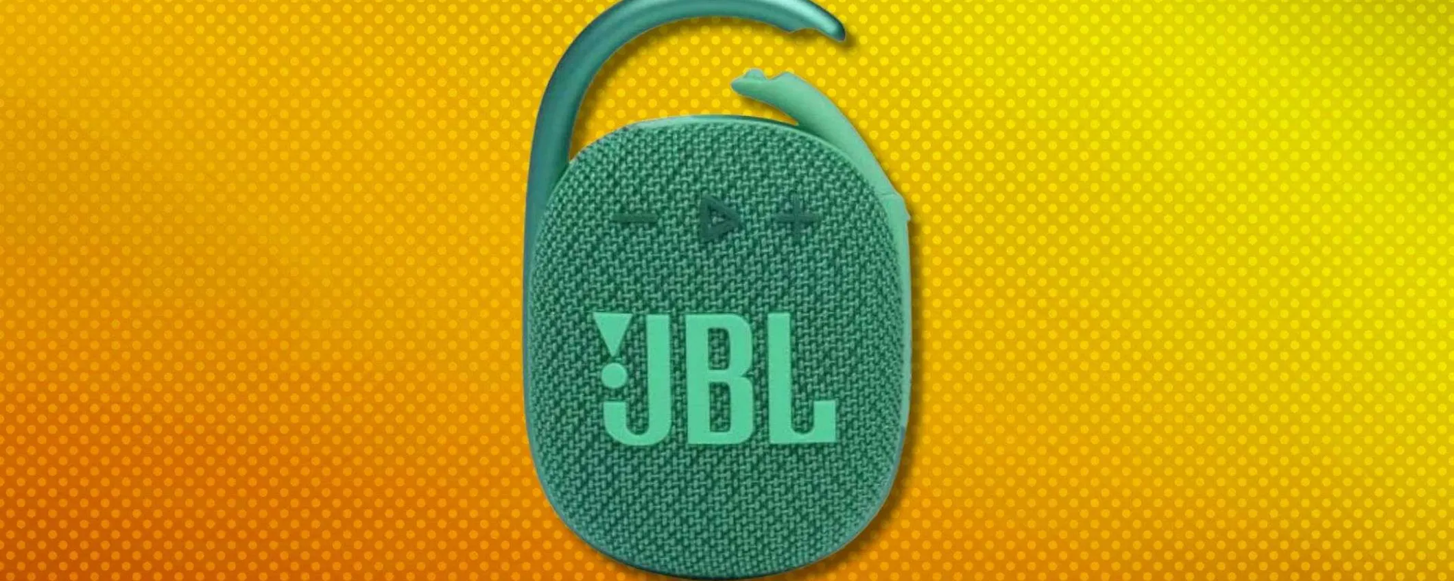 JBL CLIP 4 ECO: speaker Bluetooth compatto e iconico a soli 49,99€