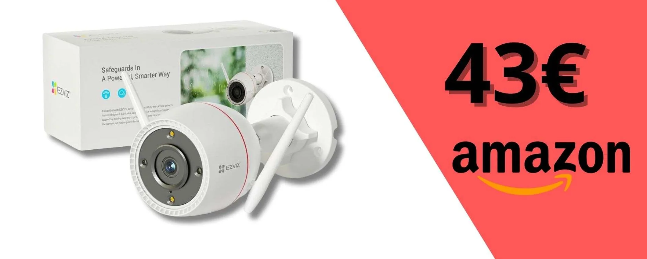 Ezviz Outpro: la telecamera di sicurezza definitiva con DOPPIO SCONTO su Amazon