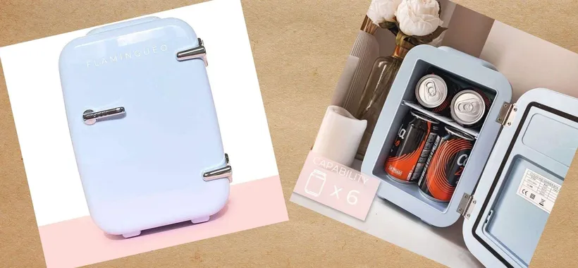 Il mini frigo vintage è PERFETTO per l'auto o per la camera: ora 59€
