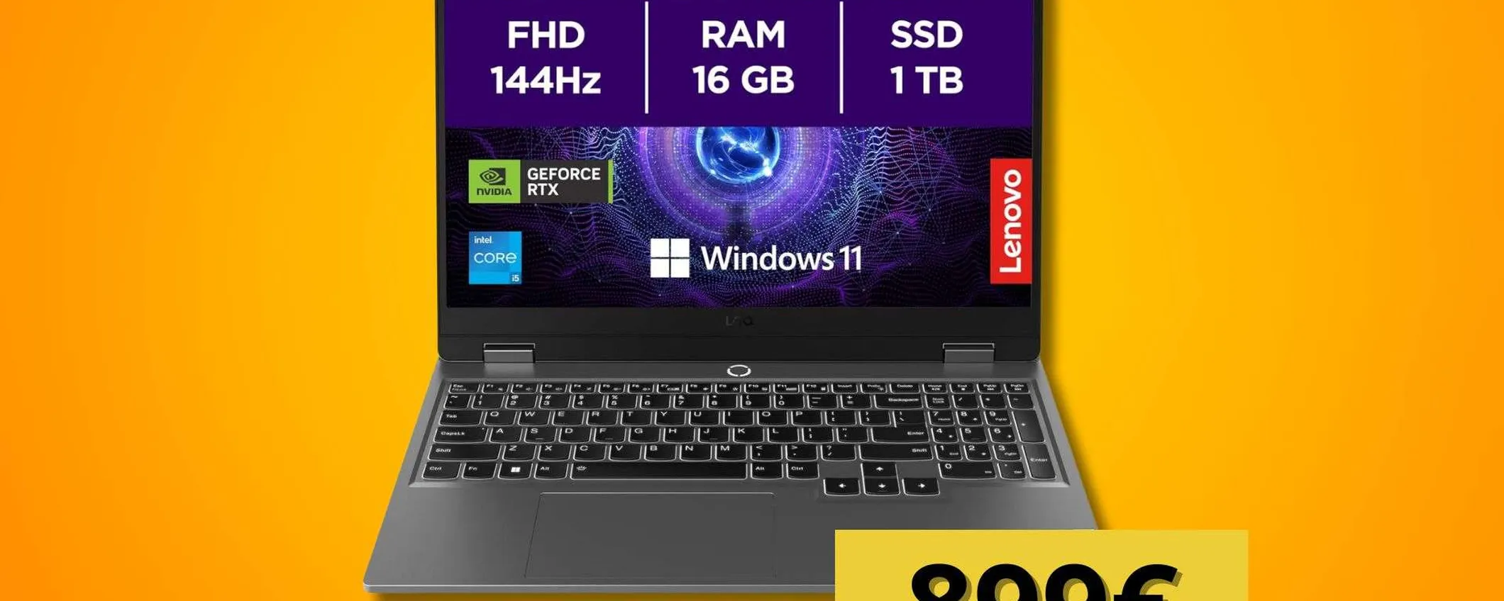 Lenovo LOQ 15: laptop con RTX 4050 in offerta ad un prezzo stracciato