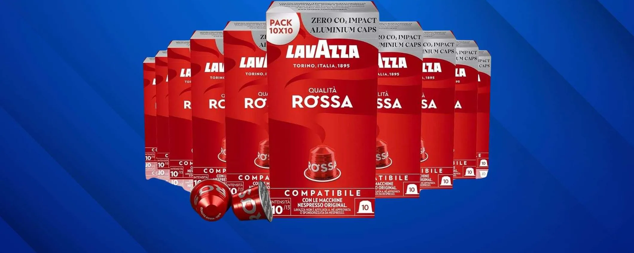 100 Capsule Lavazza compatibili Nespresso in offerta a PREZZO FOLLE (eBay)