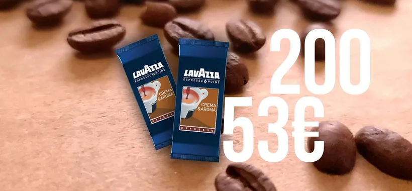 Lavazza Crema e Aroma: 200 Capsule Espresso Point originali a soli 53€ su eBay