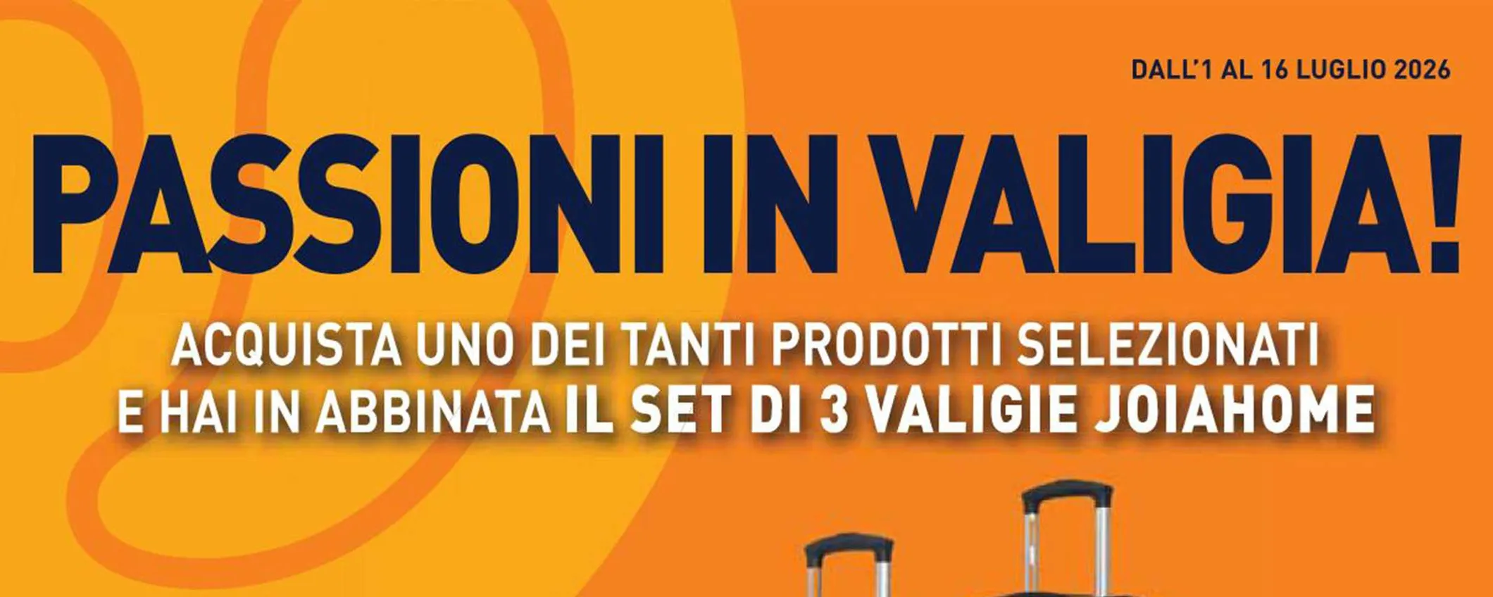 Volantino Unieuro, maxi sconti (c'è anche HONOR Magic V6) e set di tre valigie in abbinata