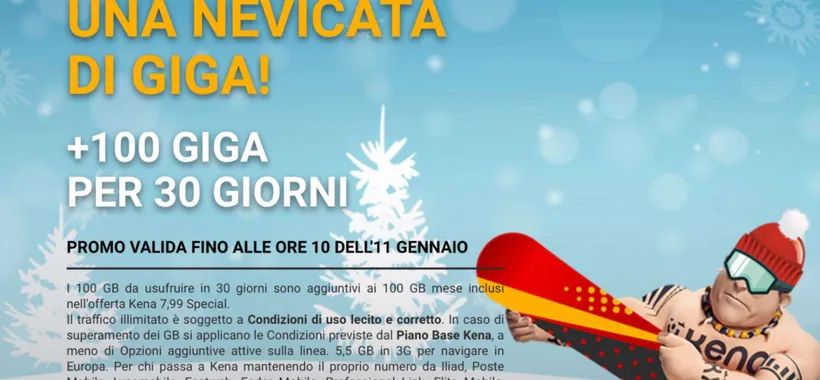 Kena 100 Giga: PROMO BOMBA a 7,99€ da alcuni MVNO!