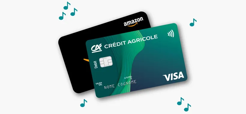 Apri Conto Online Crédit Agricole: canone zero e fino a 150€ Amazon