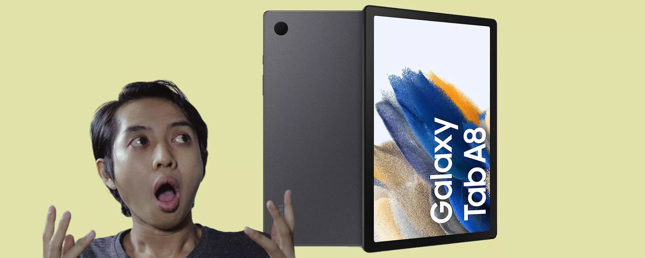 Samsung Galaxy Tab A8 al prezzo IMPERDIBILE su Amazon!