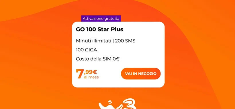 WINDTRE GO 100 Star Plus: nuovamente disponibile!