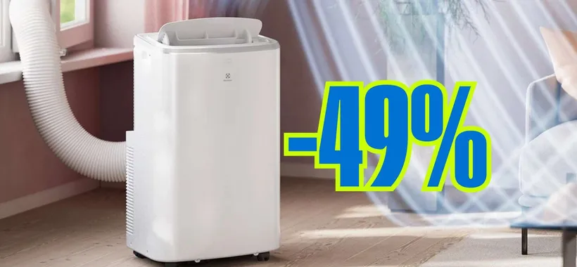 Condizionatore portatile Electrolux in sconto del 49%: il clima ideale a prezzo WoW