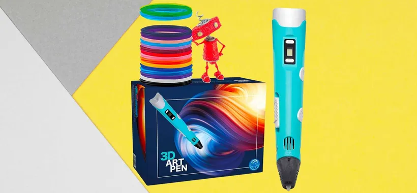 Penna 3D con 12 filamenti colorati: crea OPERE e tanto altro