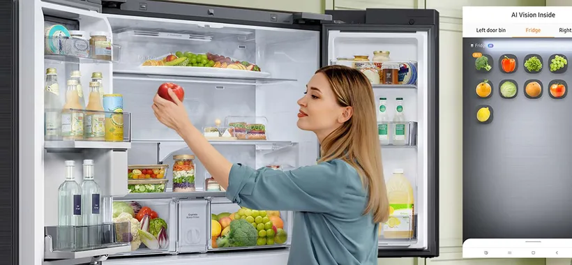 Nemmeno la cucina è al sicuro dalle pubblicità: sui frigoriferi Samsung arrivano gli ads