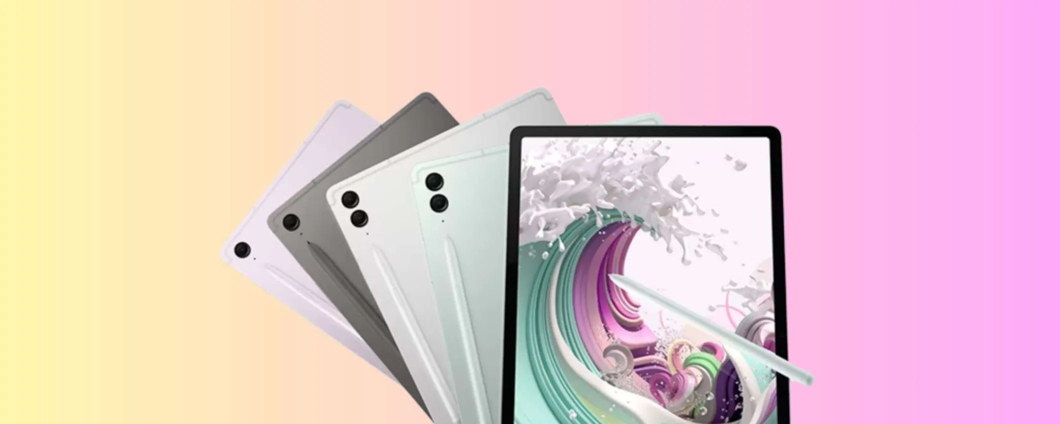 Galaxy Tab S9 FE e Tab S9 FE+: doppio regalo sul sito di Samsung
