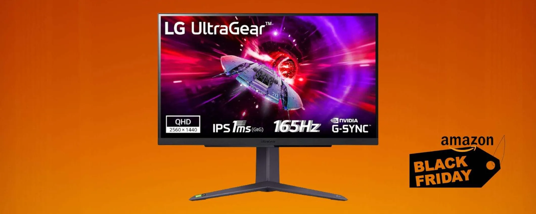 Monitor da gaming LG in offerta per il Black Friday: il prezzo crolla a 219€