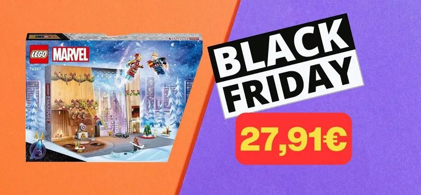 Set LEGO Marvel Calendario dell'Avvento in offerta Black Friday