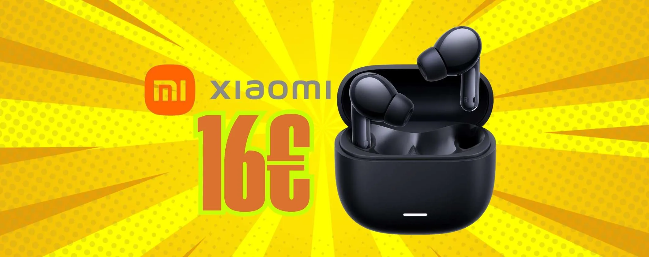 Auricolari wireless Xiaomi Redmi Buds 6 Lite con appena 16€ su Amazon
