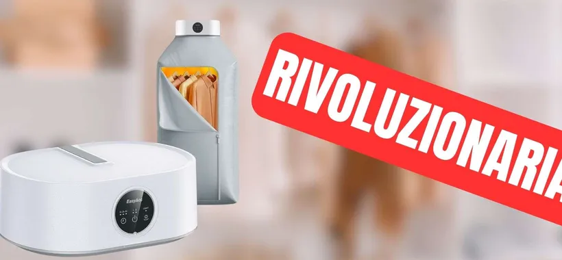 Asciugatrice pieghevole ed economica: la RIVOLUZIONE in offerta su Amazon