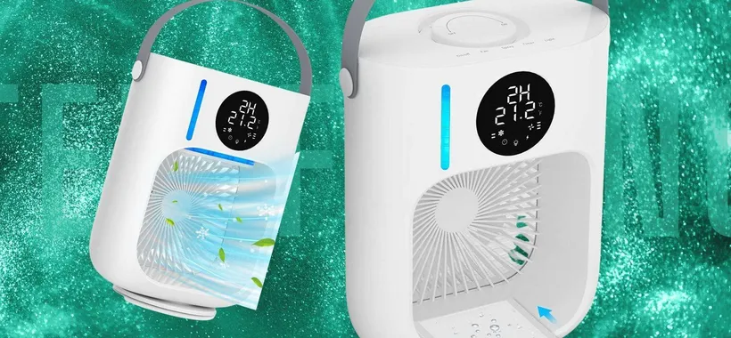 Mini climatizzatore PORTATILE, costa una miseria e tiene FRESCO