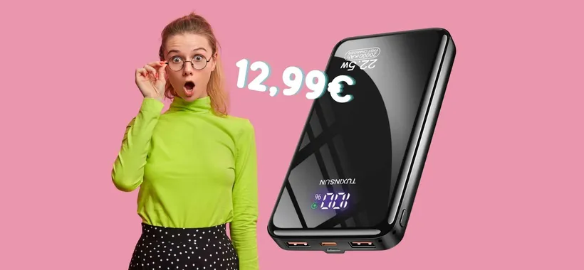 Non uscire di casa senza questo Power Bank potentissimo a soli 12,99€