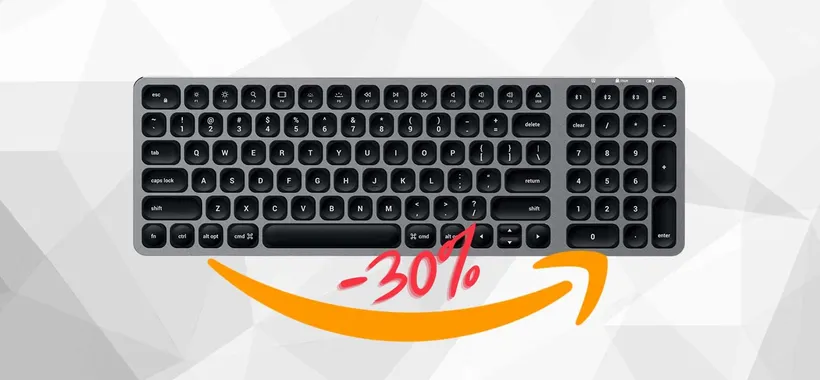 Tastiera Bluetooth compatta per PC e MAC al 30% su Amazon