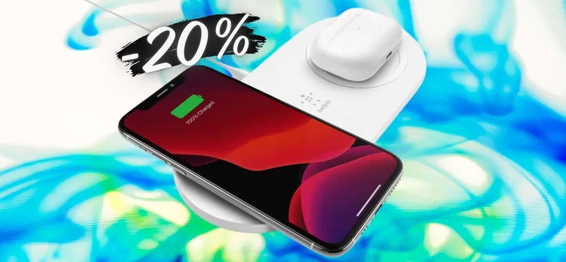 Doppio caricabatteria wireless in SCONTO del 20% su Amazon