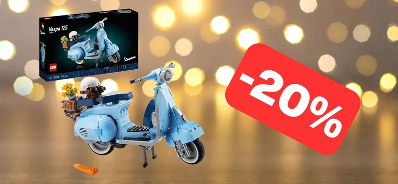 Il set LEGO Icons Vespa 125 è in OFFERTA su Amazon (-20%)