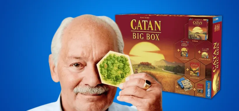 Catan Big Box in sconto: un'occasione per omaggiare Klaus Teuber