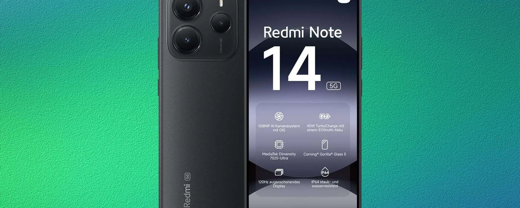 Xiaomi Redmi Note 14 5G: 8+256GB e fotocamera AI da 108MP a 249,99€