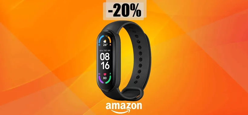 Xiaomi Mi Smart Band 6, super display e batteria infinita: solo 35€